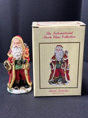 The International Santa Claus Collection Saint Nicholas Figurine Czechoslovakia
